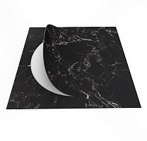 Forbo Allura Material 63544DR7 black marble circle фото 2 | FLOORDEALER
